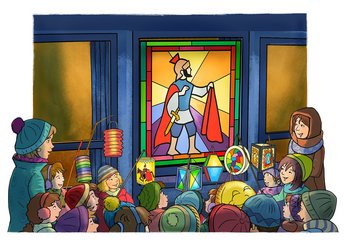 Illustrationen Martinsmaterialien